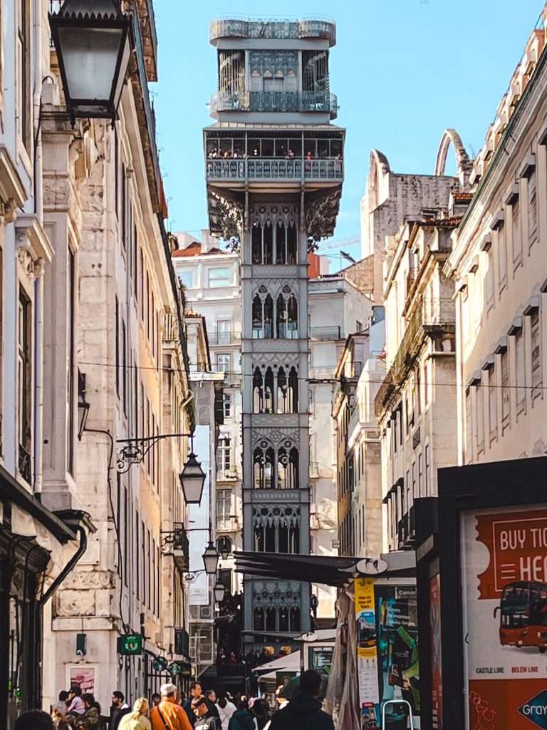 Elevador de Santa Justa, 4 días en Lisboa