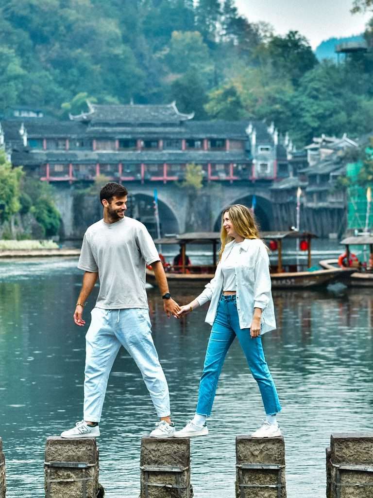 Pareja en Fenghuang