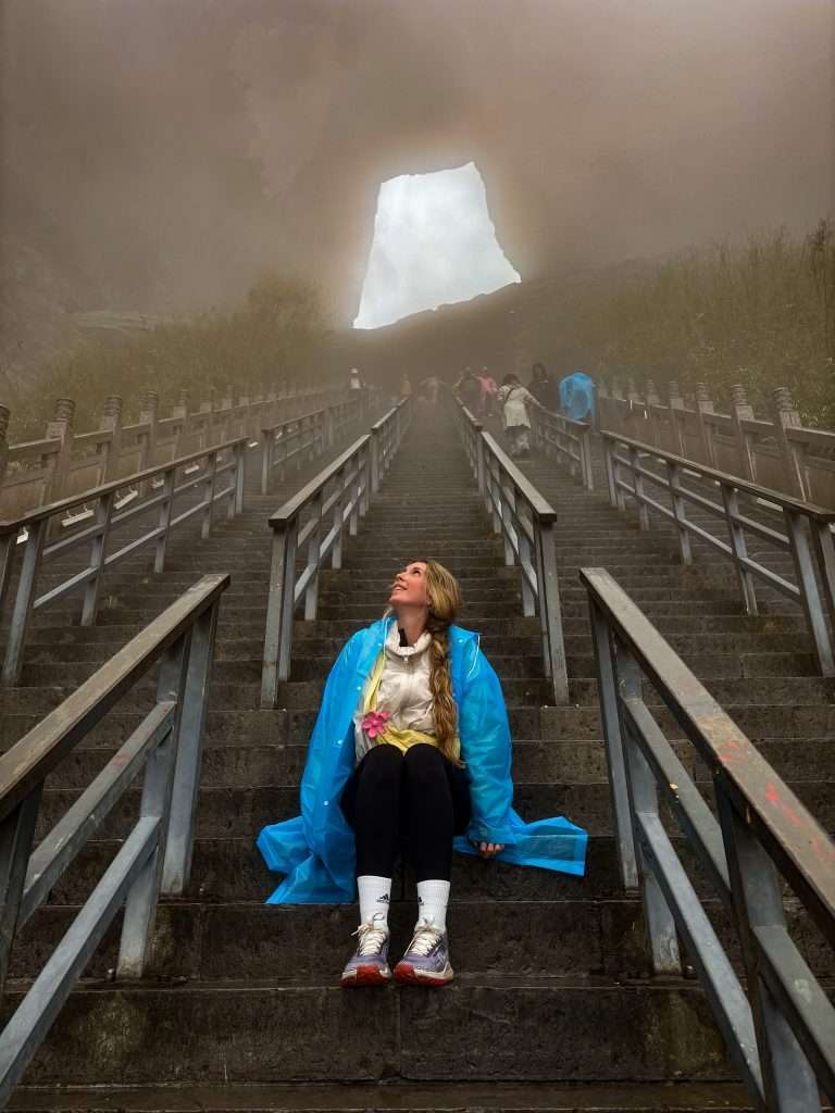 999 escaleras de la Montaña Tianmen