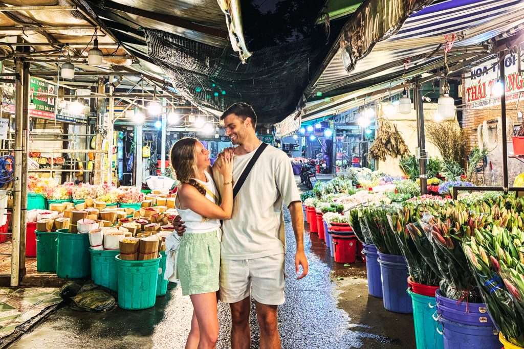 Mercado de las flores, 20 días en Vietnam