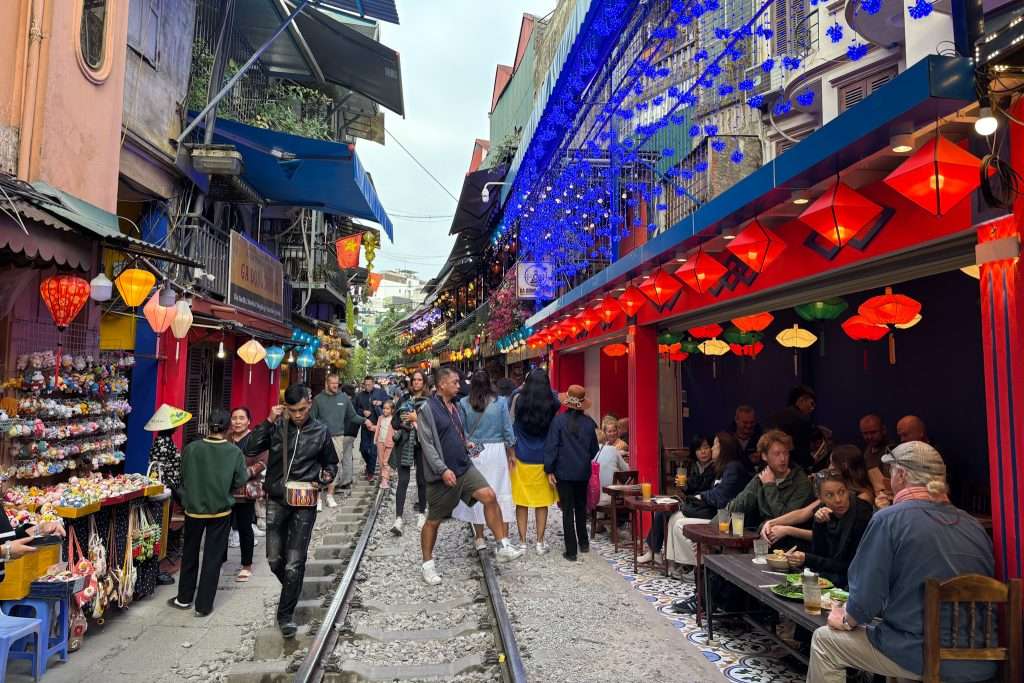 Calle del tren de Hanoi