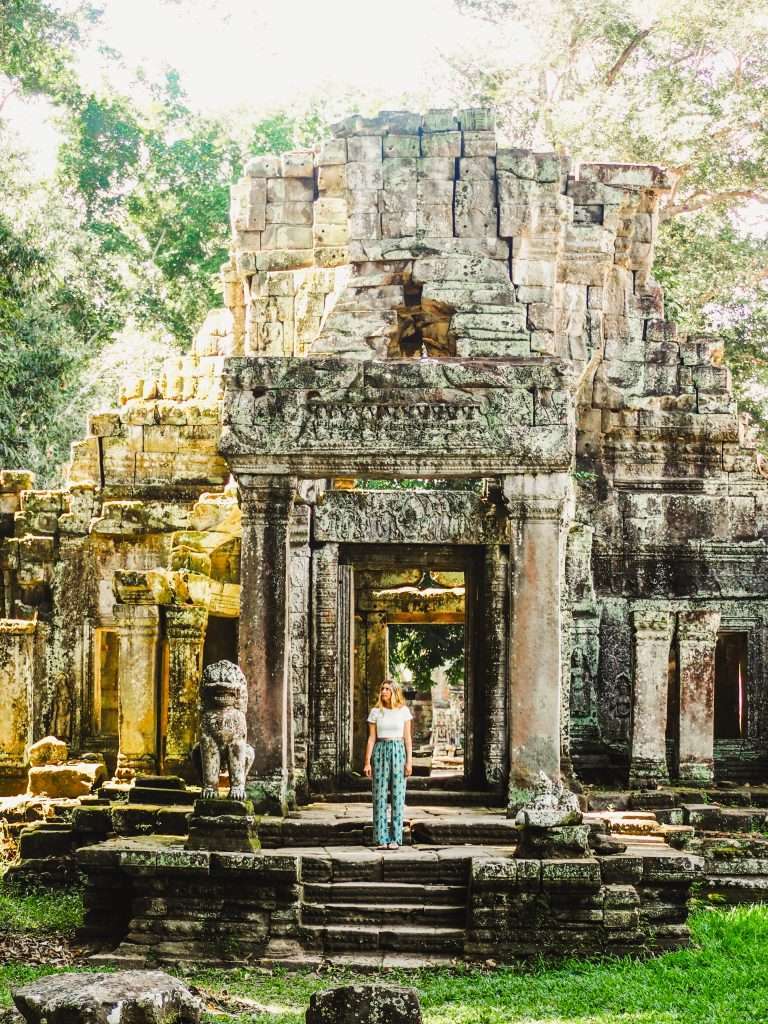 Templo de Preah Khan, templos de Angkor en moto