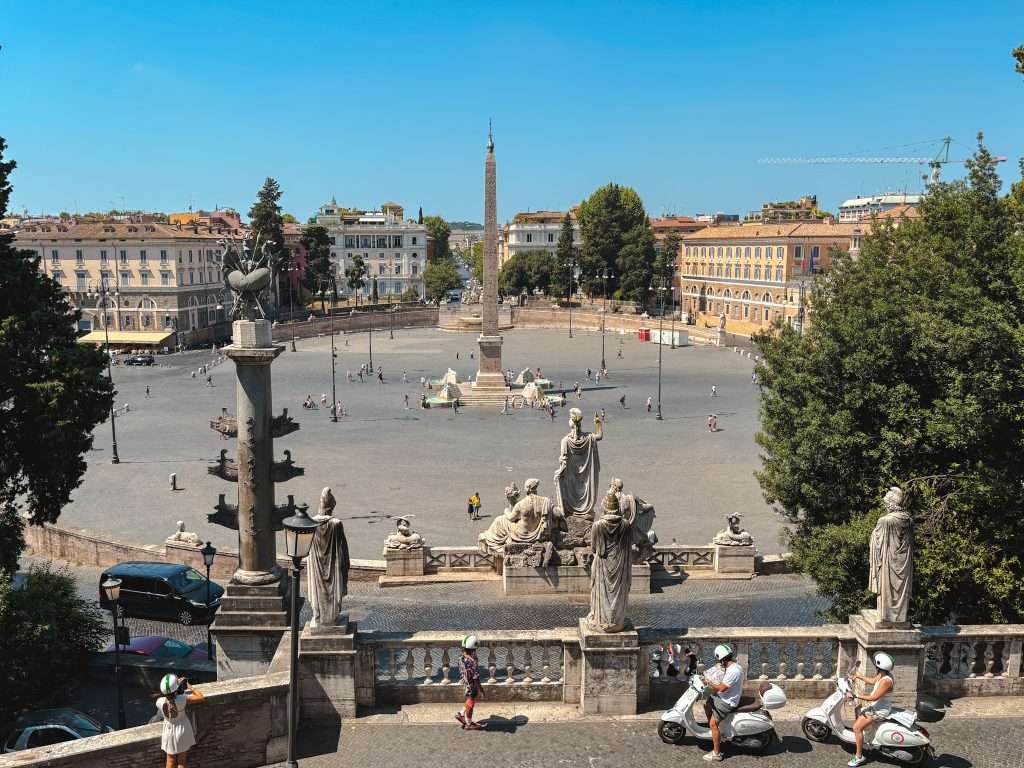 Piazza del Popolo qué ver en Roma en 4 días