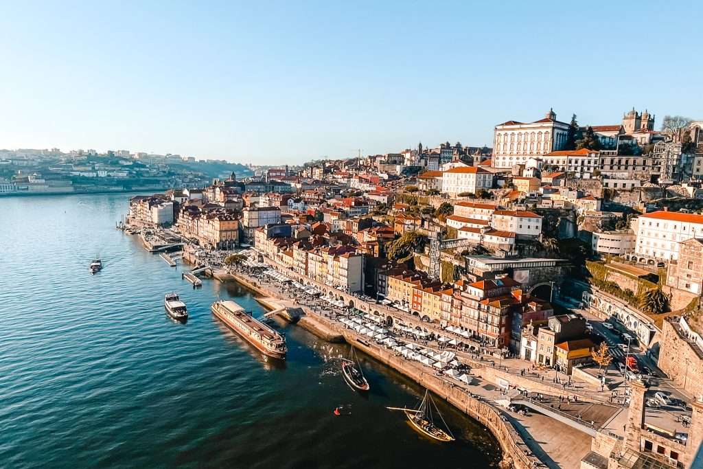 Vistas de la Ribeira de Oporto, 3 días en Oporto / 9 días en Portugal