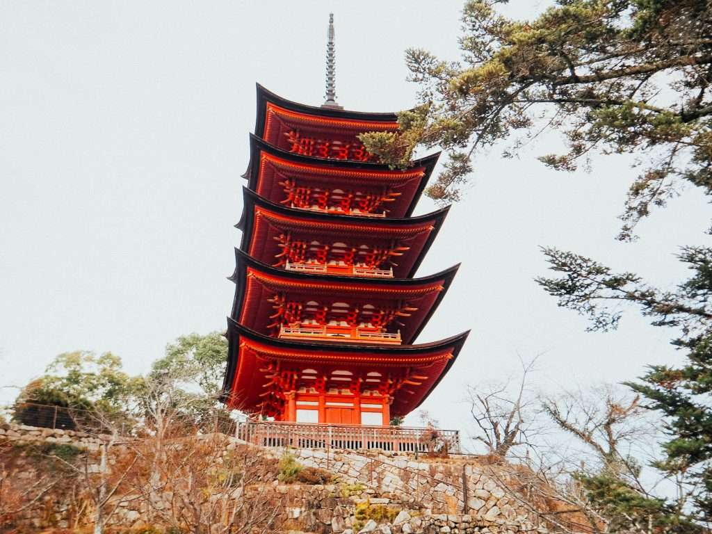 Pagoda del templo de Itsukushima